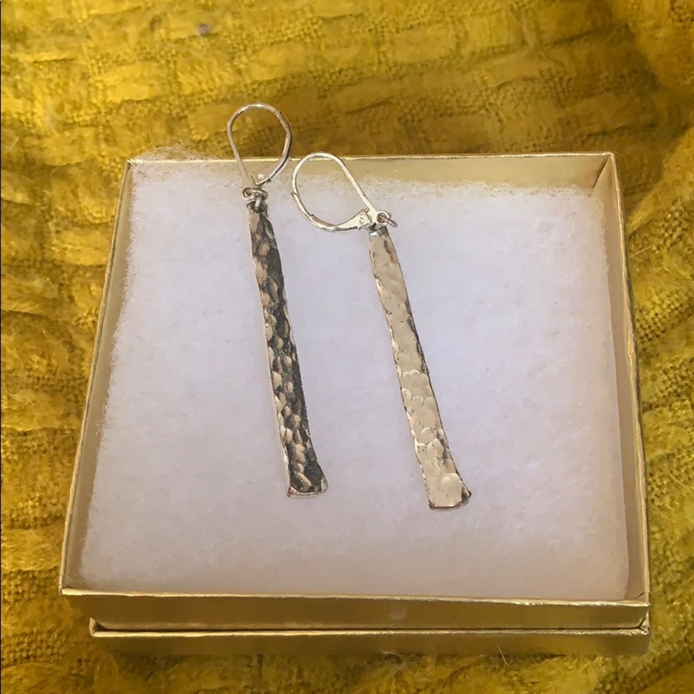 Silver earrings